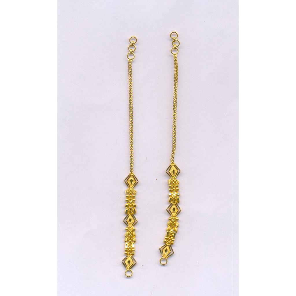 GOLD EARCHAIN FANCY