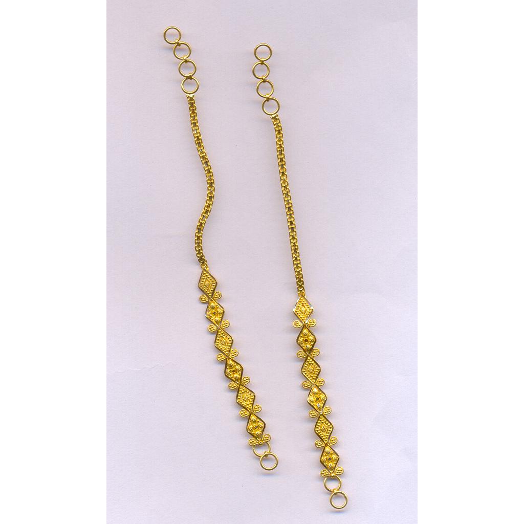 GOLD EARCHAIN FANCY