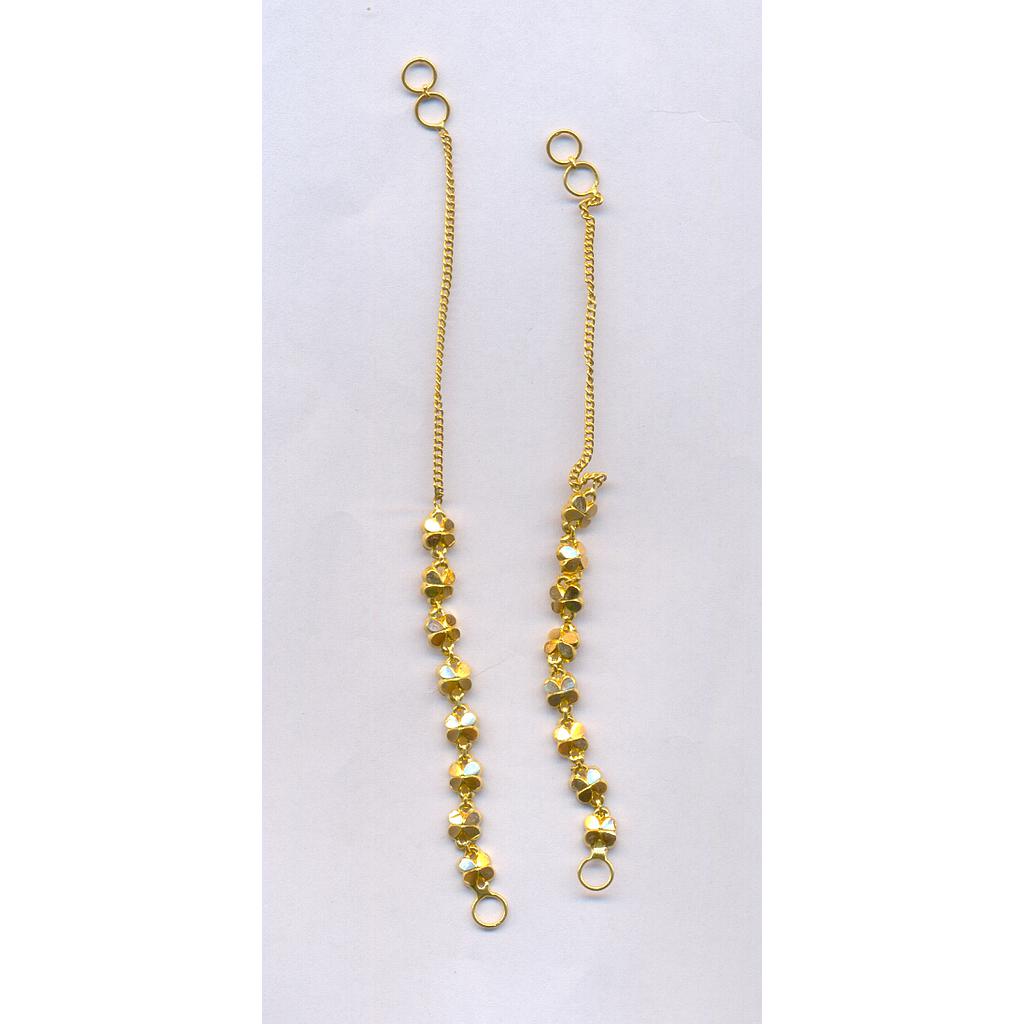 GOLD EARCHAIN FANCY