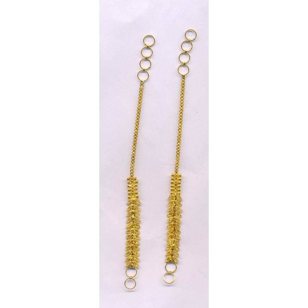 GOLD EARCHAIN FANCY