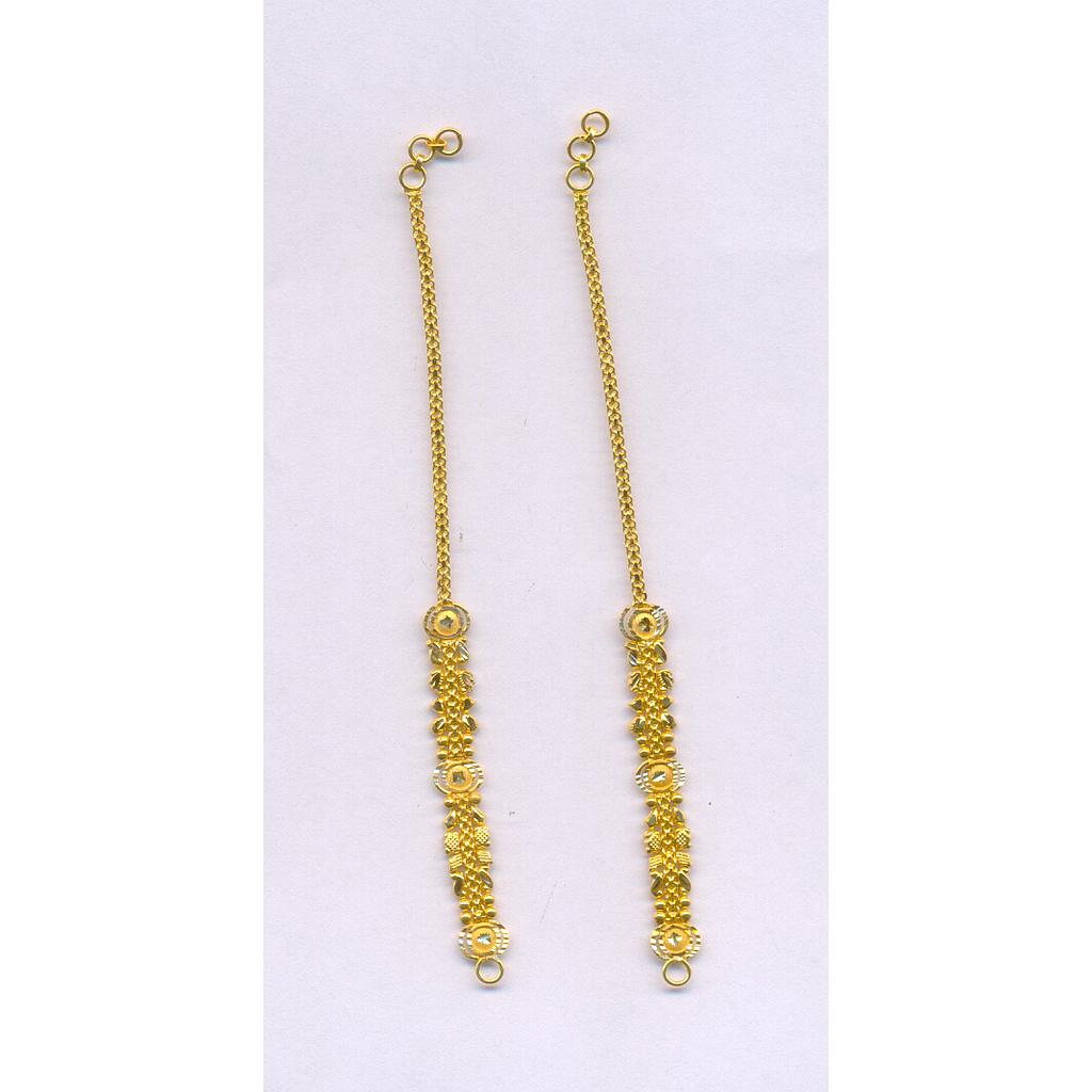 GOLD EARCHAIN FANCY