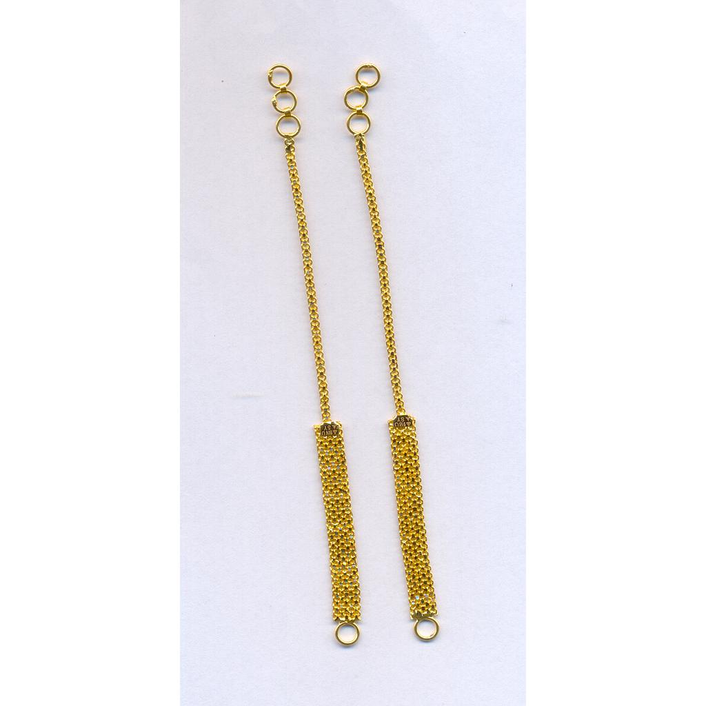 GOLD EARCHAIN FANCY