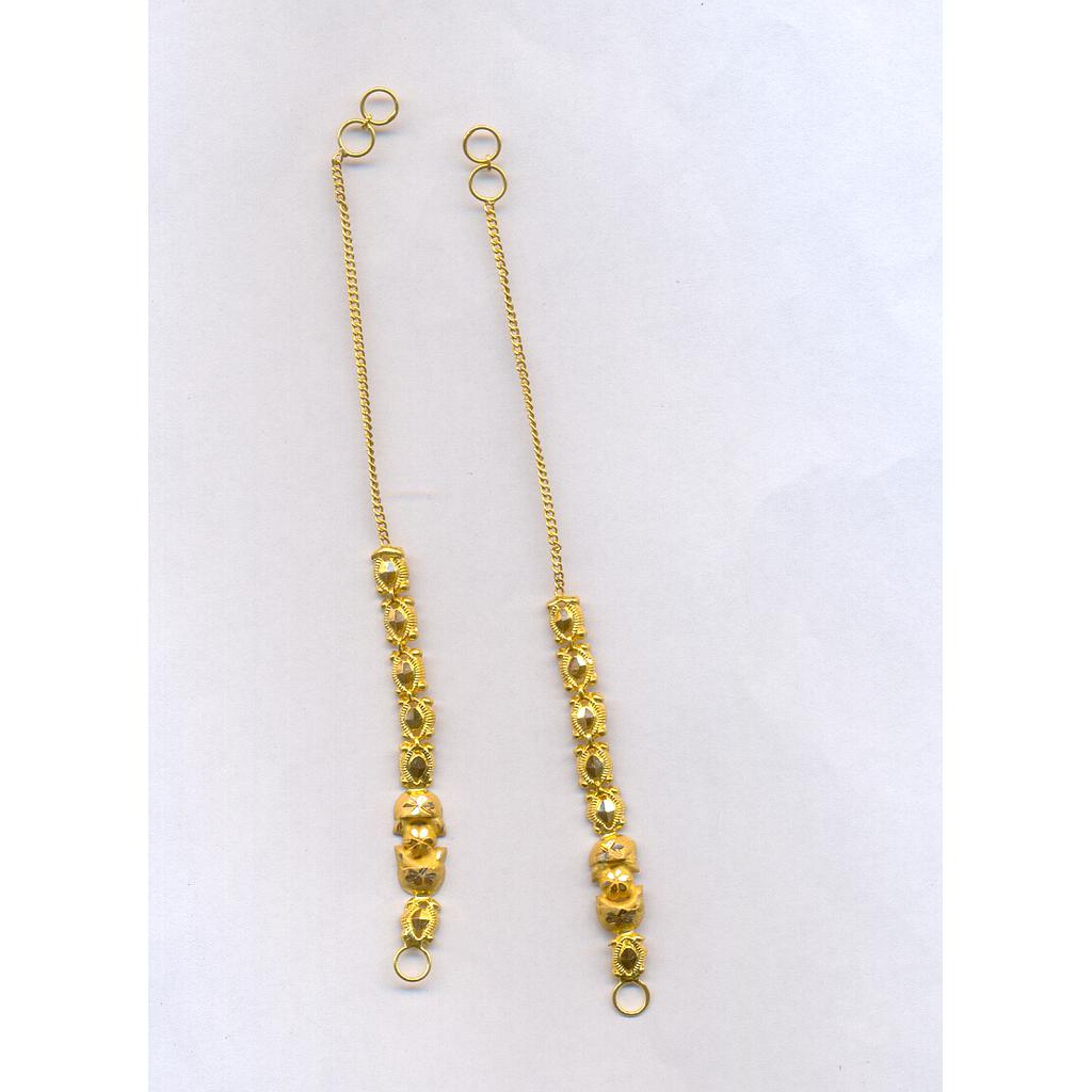 GOLD EARCHAIN FANCY