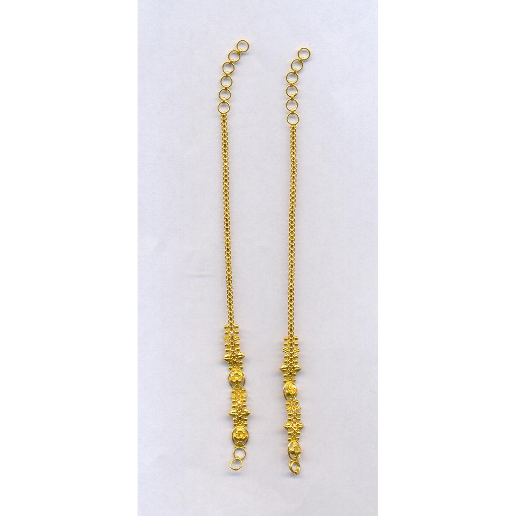 GOLD EARCHAIN FANCY