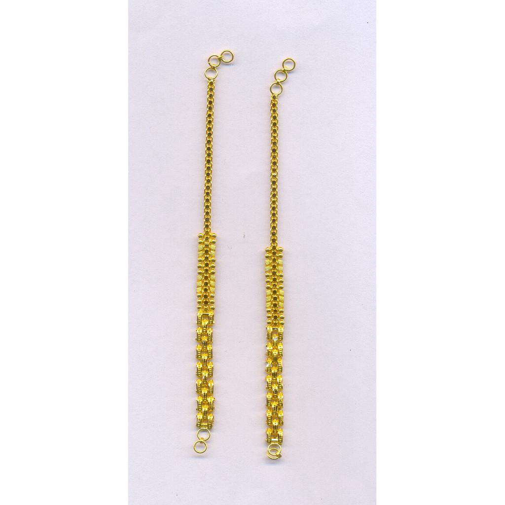 GOLD EARCHAIN FANCY