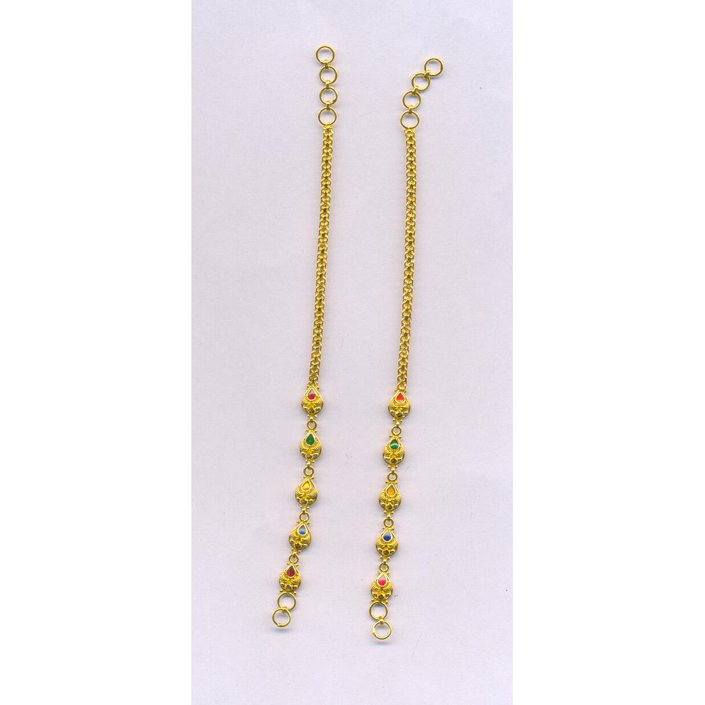 GOLD EARCHAIN FANCY
