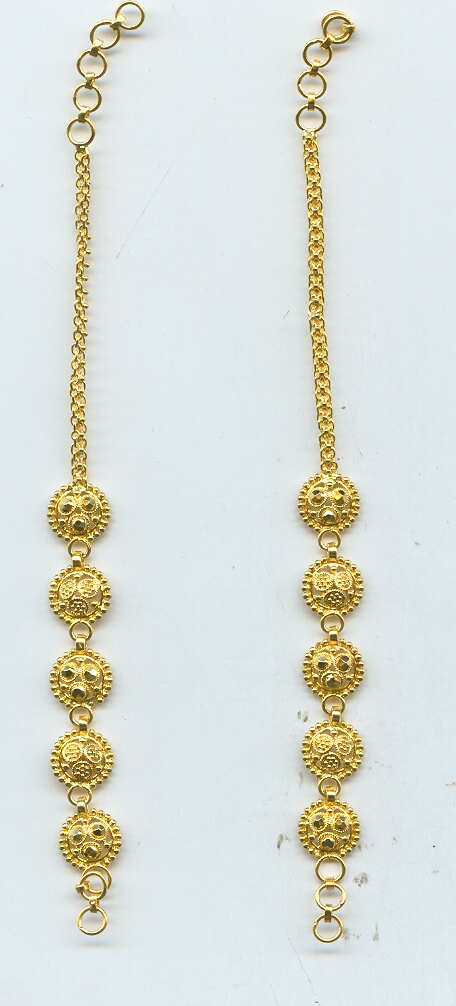 GOLD EARCHAIN PLAIN GENERAL
