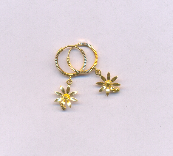 GOLD EARRING CASTING EXCLUSIVE