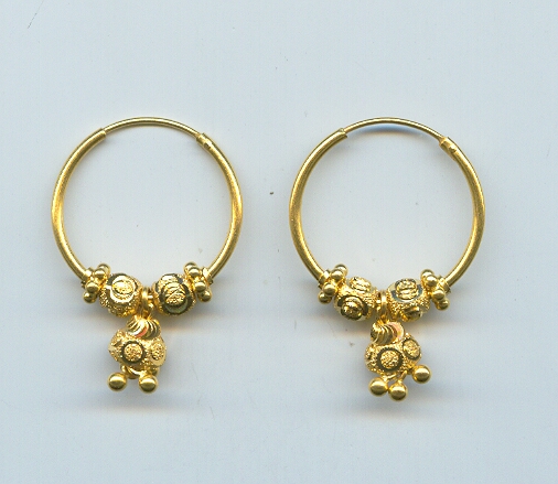GOLD EARRING CASTING EXCLUSIVE