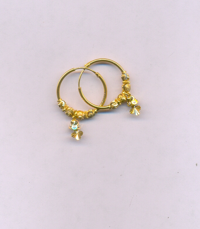 GOLD EARRING CASTING FANCY