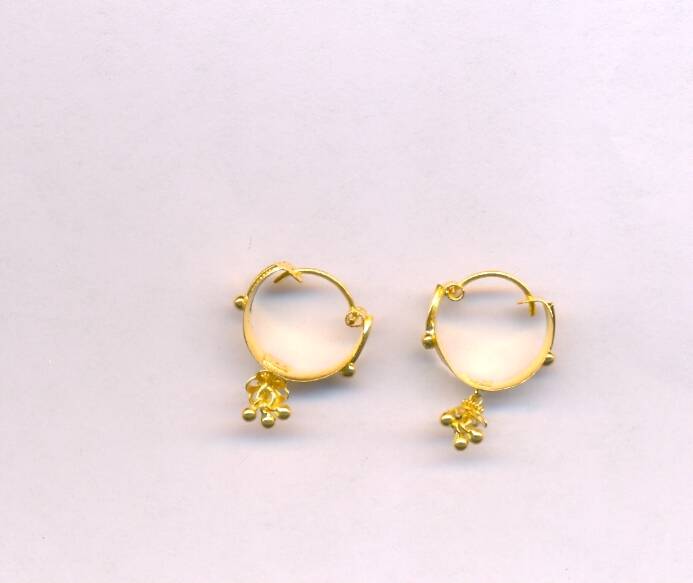 GOLD EARRING PLAIN EXCLUSIVE