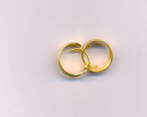 GOLD EARRING PLAIN EXCLUSIVE