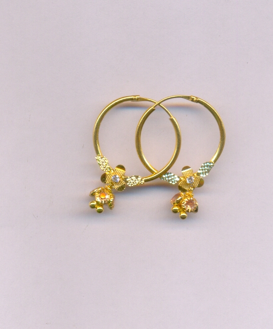 GOLD EARRING PLAIN EXCLUSIVE