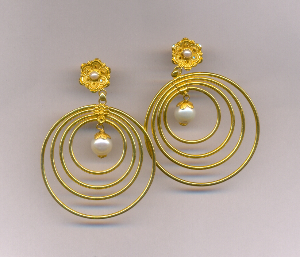 GOLD EARRING PLAIN EXCLUSIVE