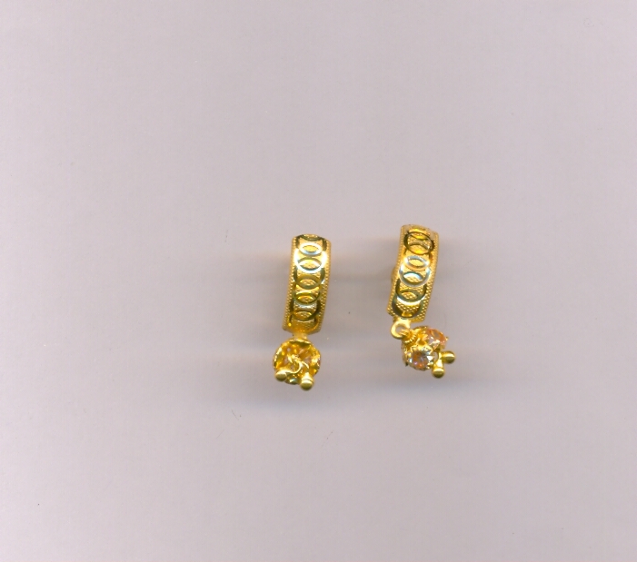 GOLD EARRING PLAIN EXCLUSIVE