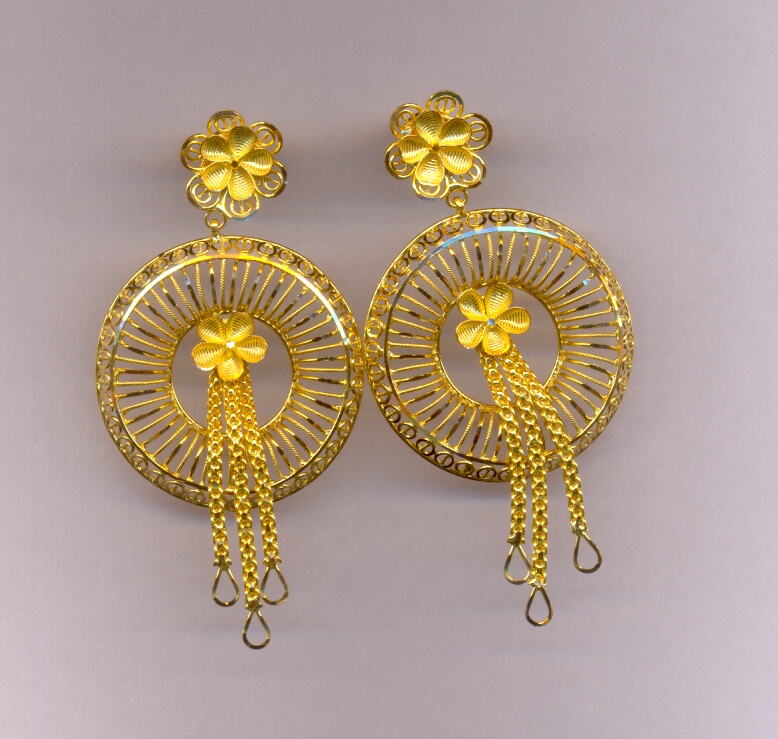 GOLD EARRING PLAIN EXCLUSIVE