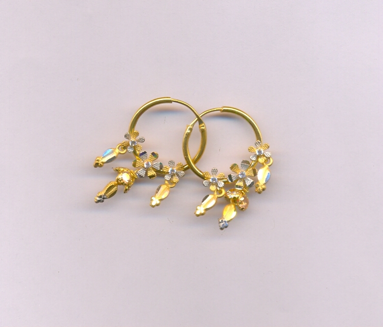 GOLD EARRING PLAIN EXCLUSIVE