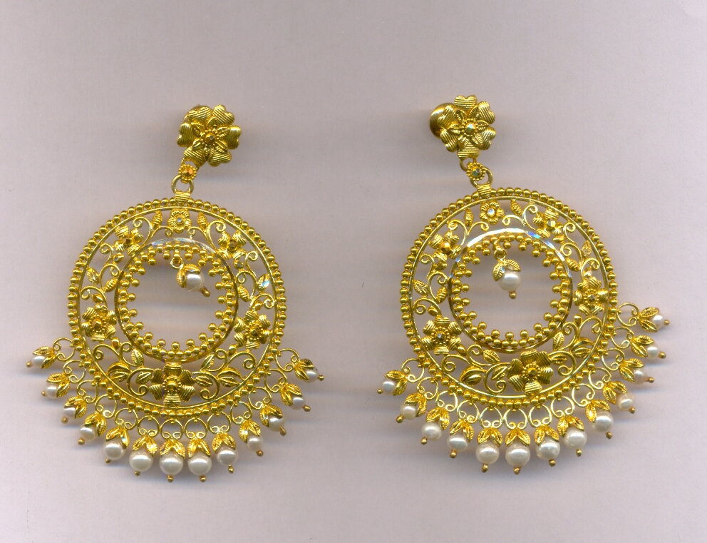 GOLD EARRING PLAIN EXCLUSIVE