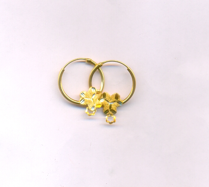 GOLD EARRING PLAIN EXCLUSIVE