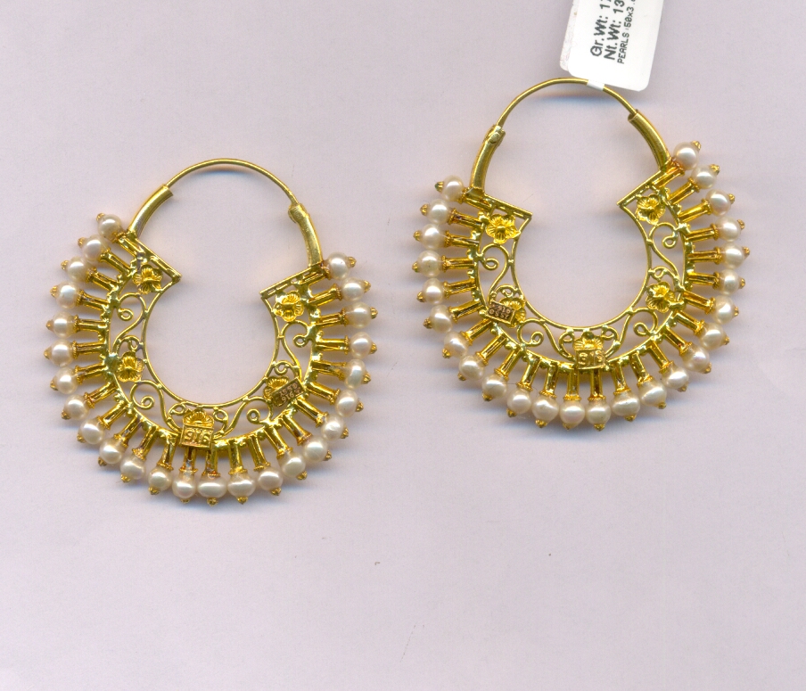 GOLD EARRING PLAIN EXCLUSIVE