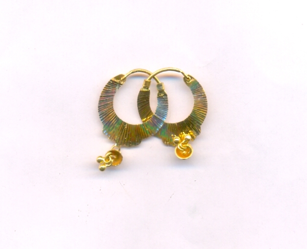 GOLD EARRING PLAIN EXCLUSIVE