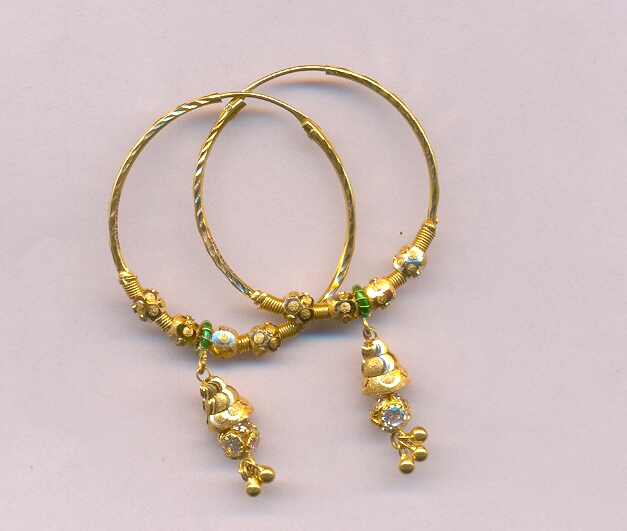 GOLD EARRING PLAIN EXCLUSIVE