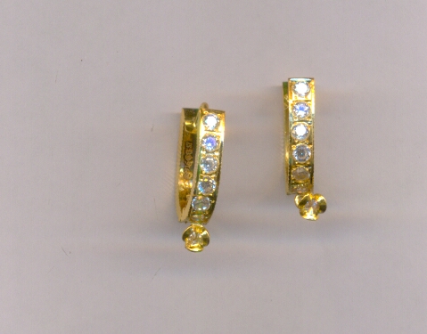 GOLD EARRING PLAIN EXCLUSIVE