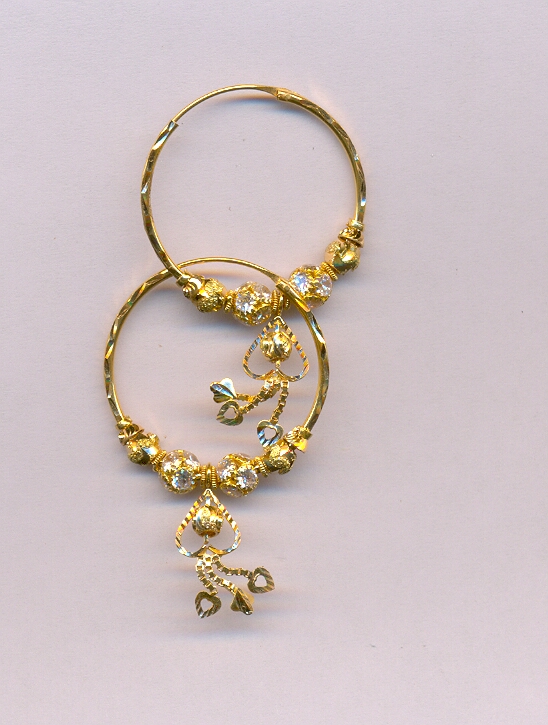 GOLD EARRING PLAIN EXCLUSIVE