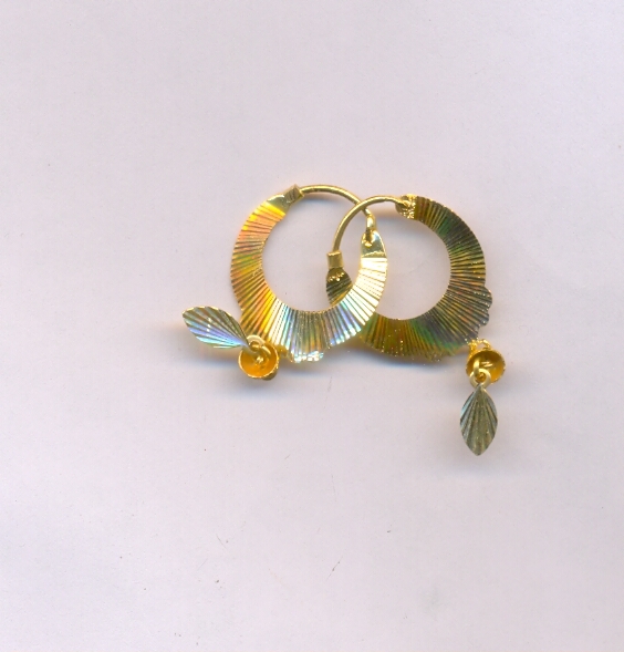 GOLD EARRING PLAIN EXCLUSIVE