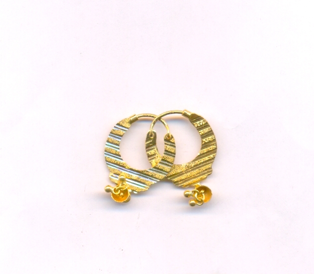 GOLD EARRING PLAIN EXCLUSIVE