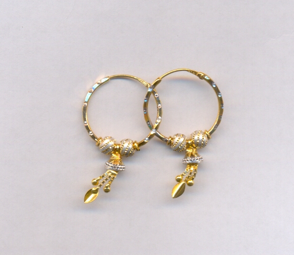 GOLD EARRING PLAIN EXCLUSIVE