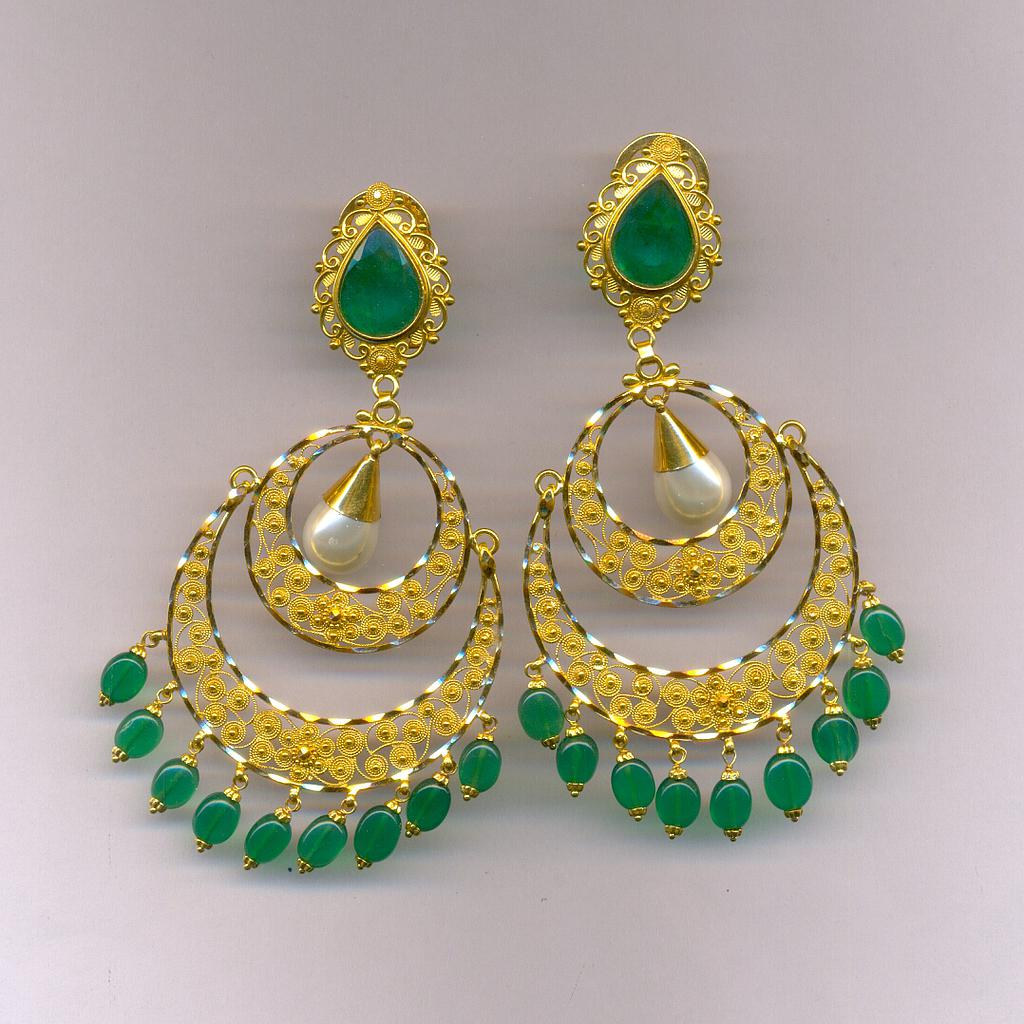 GOLD EARRING PLAIN EXCLUSIVE