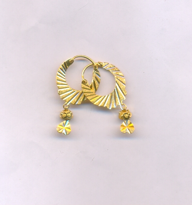 GOLD EARRING PLAIN EXCLUSIVE