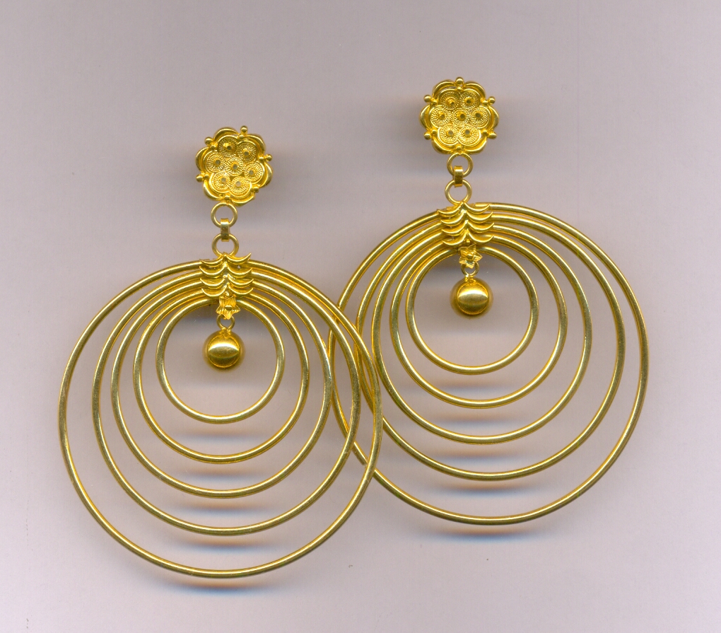 GOLD EARRING PLAIN EXCLUSIVE