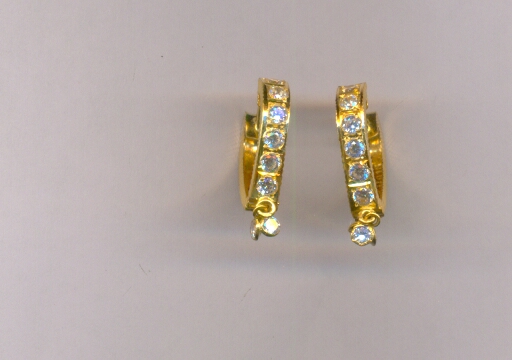 GOLD EARRING PLAIN EXCLUSIVE