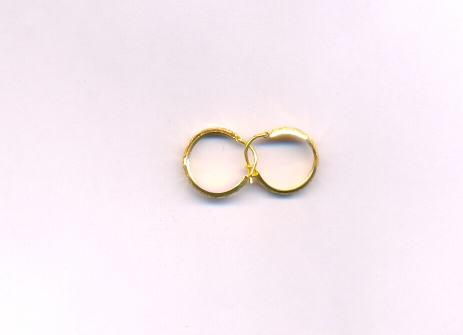 GOLD EARRING PLAIN EXCLUSIVE