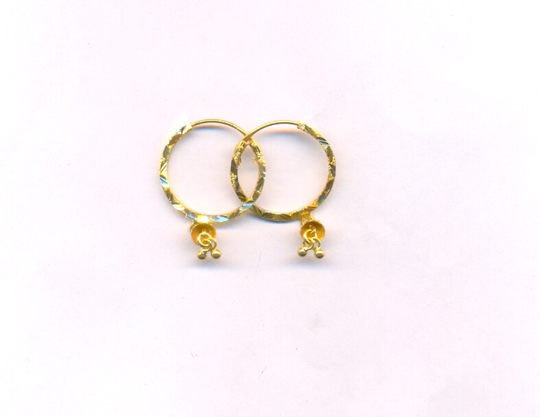 GOLD EARRING PLAIN EXCLUSIVE
