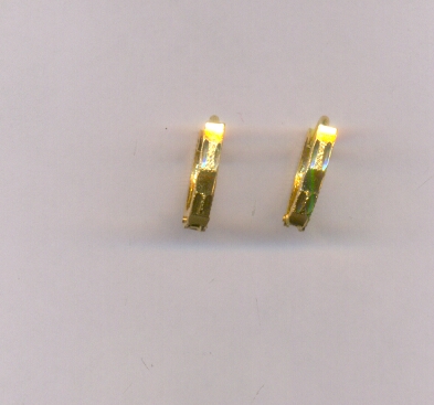 GOLD EARRING PLAIN FANCY