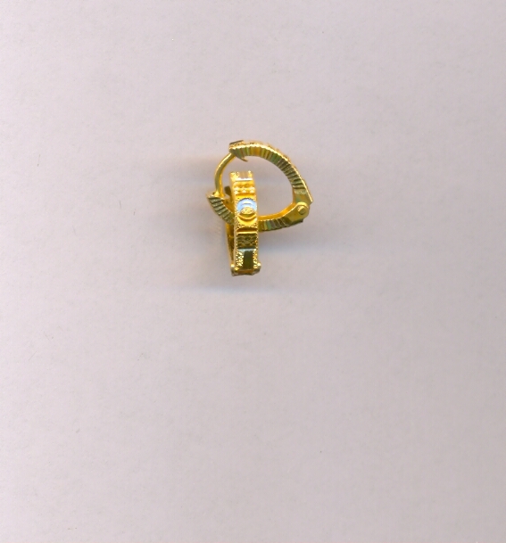 GOLD EARRING PLAIN FANCY