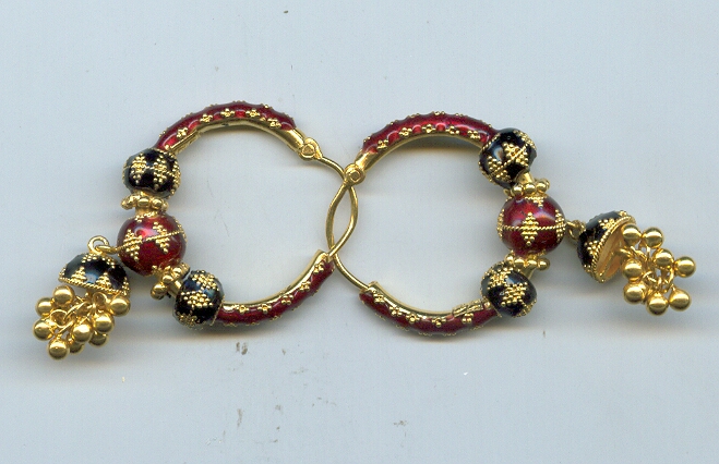 GOLD EARRING PLAIN FANCY