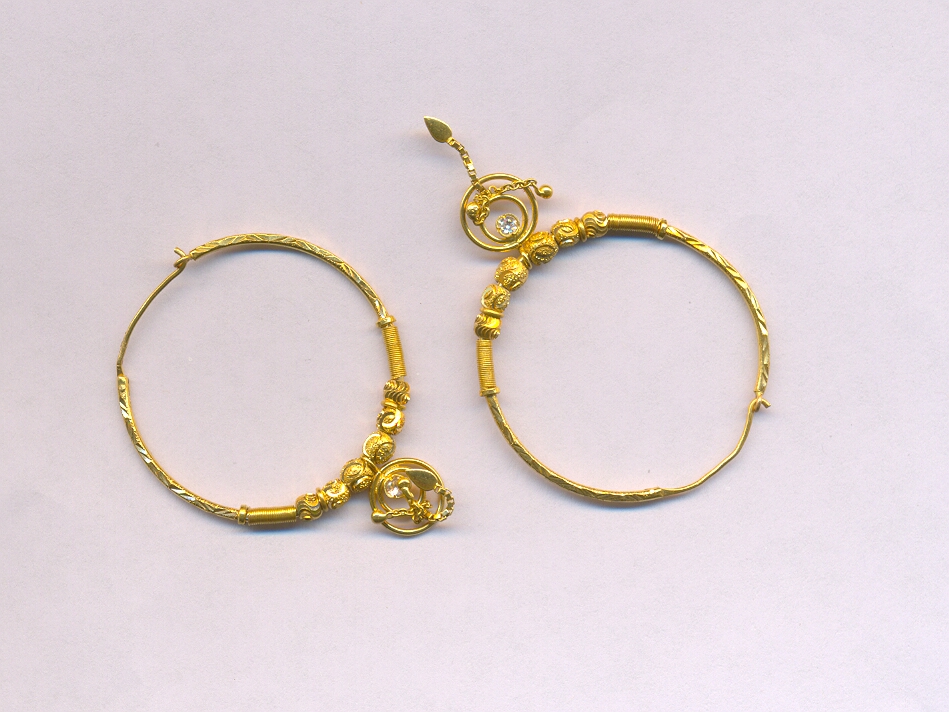 GOLD EARRING PLAIN GENERAL