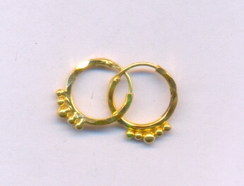 GOLD EARRING PLAIN GENERAL