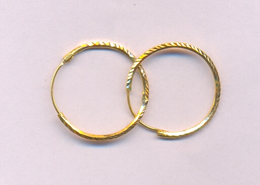 GOLD EARRING PLAIN GENERAL