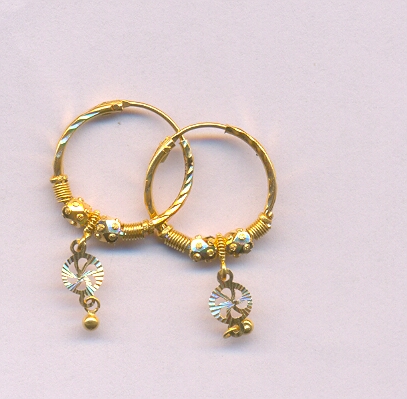 GOLD EARRING PLAIN GENERAL
