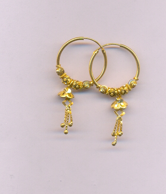 GOLD EARRING PLAIN GENERAL