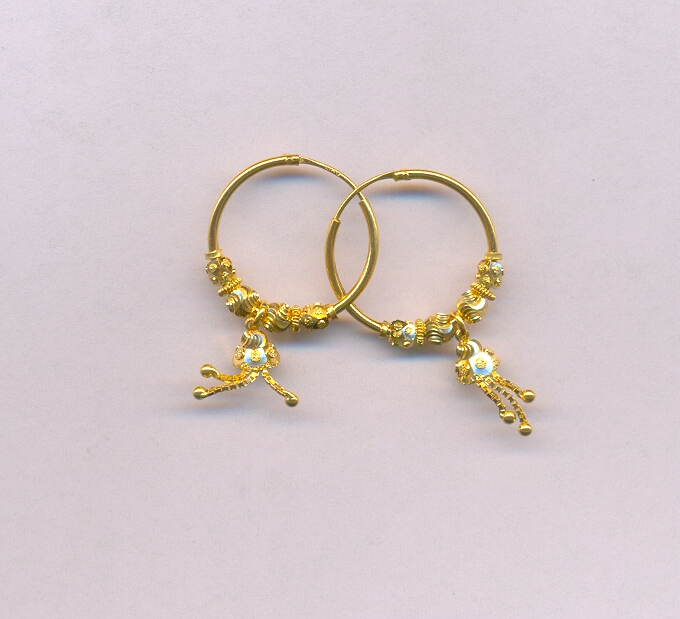 GOLD EARRING PLAIN GENERAL