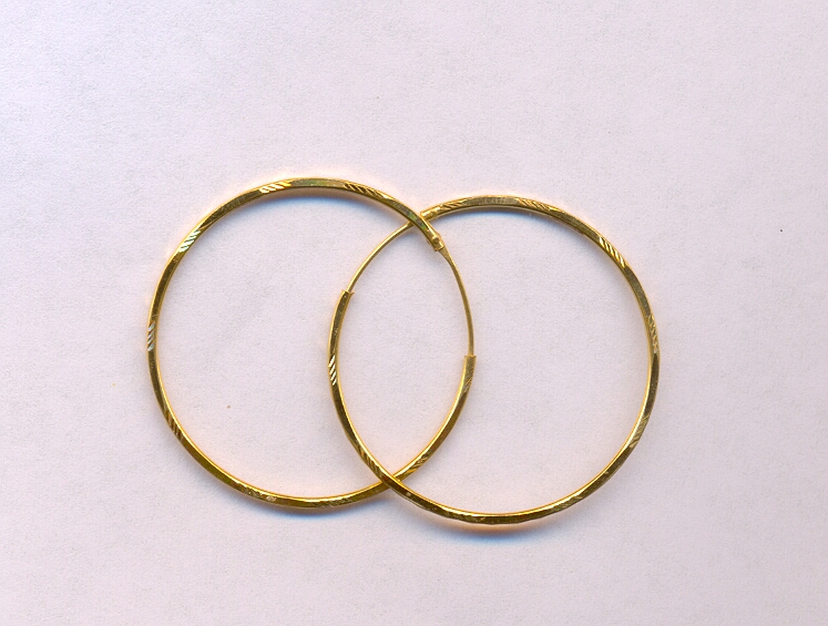 GOLD EARRING PLAIN GENERAL