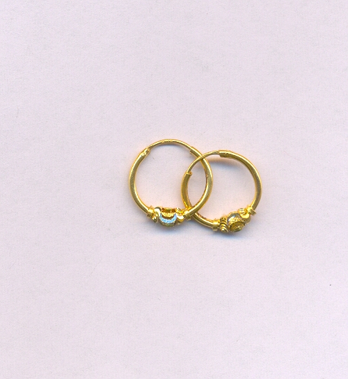 GOLD EARRING PLAIN GENERAL