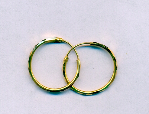 GOLD EARRING PLAIN GENERAL