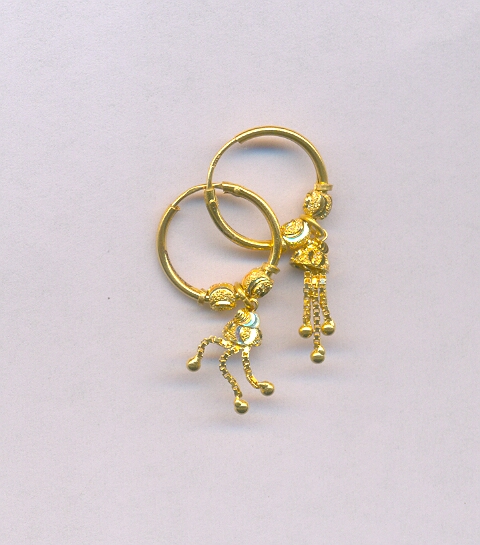 GOLD EARRING PLAIN GENERAL